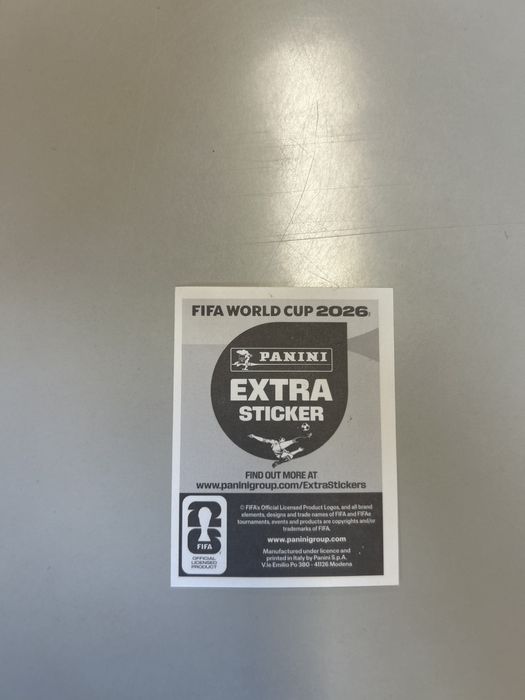 Extra sticker do Raúl Jiménez Mundial Panini