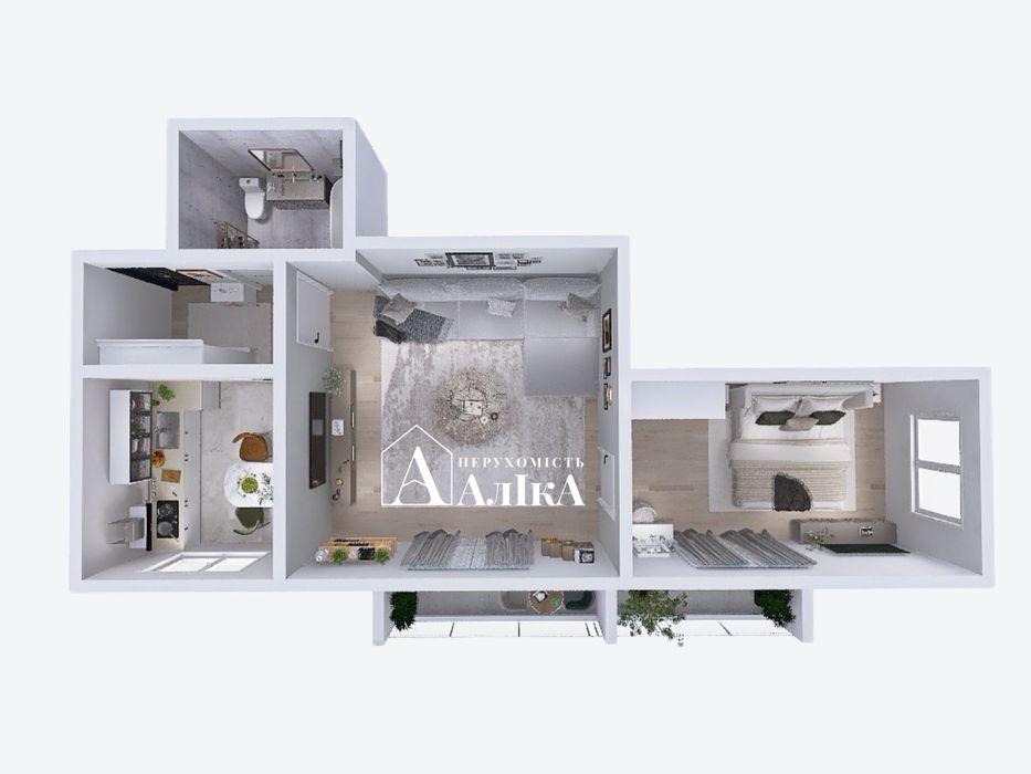 Продам 2-кімнатну квартиру в новому будинку в центральній частині