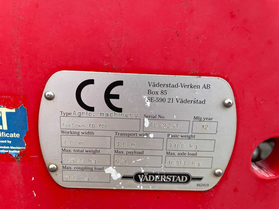 Культиватор дисколаповый Väderstad Top Down TD 700, TD 600