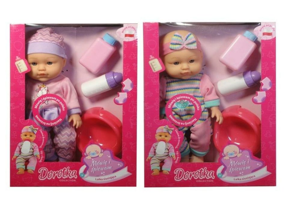 Lalka Dorotka śpiewająca i mówiąca po polsku 28cm etui kartonowe,