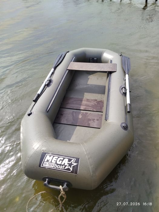 Продам двомісний надувний човен ПВХ MEGA M 260