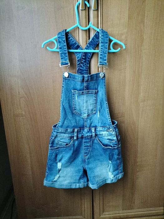 Ogrodniczki jeansowe
