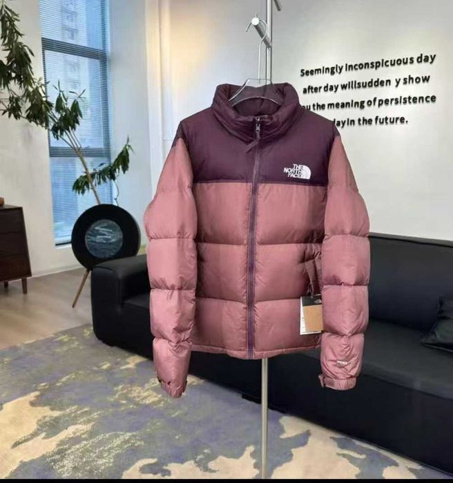 Kurtka The North Face 1996 Nuptse 700 – winowy kolor, retro styl/M