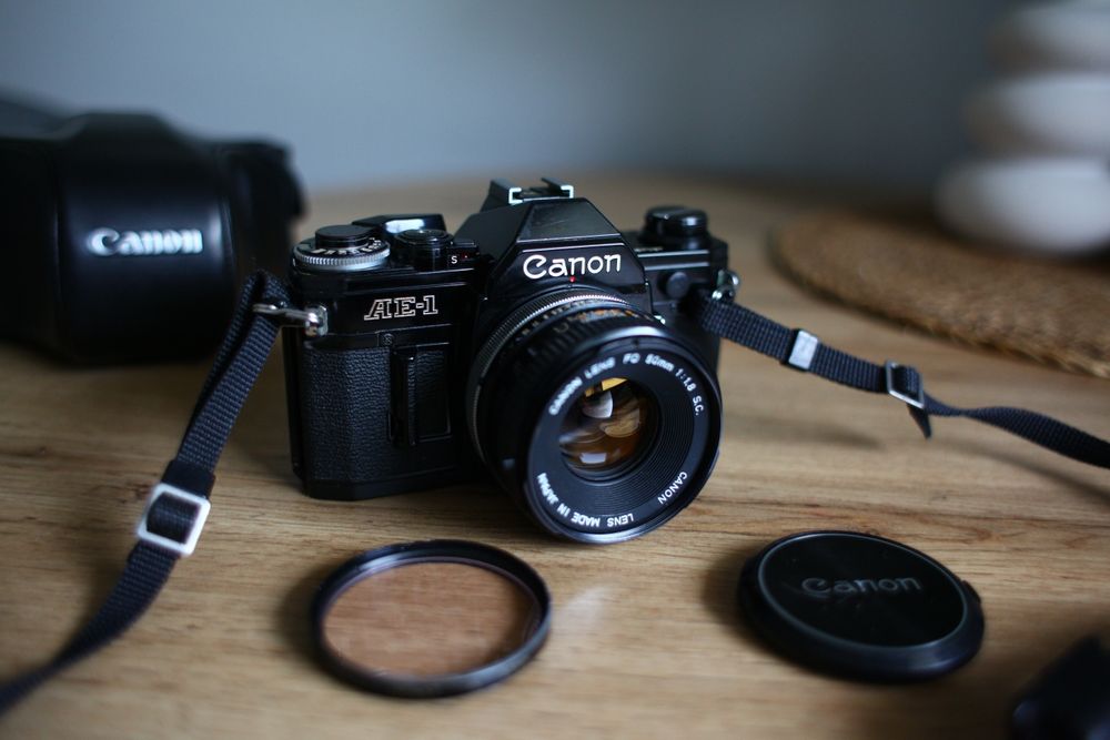 Canon ae1 z Canon fd 50mm F1.8