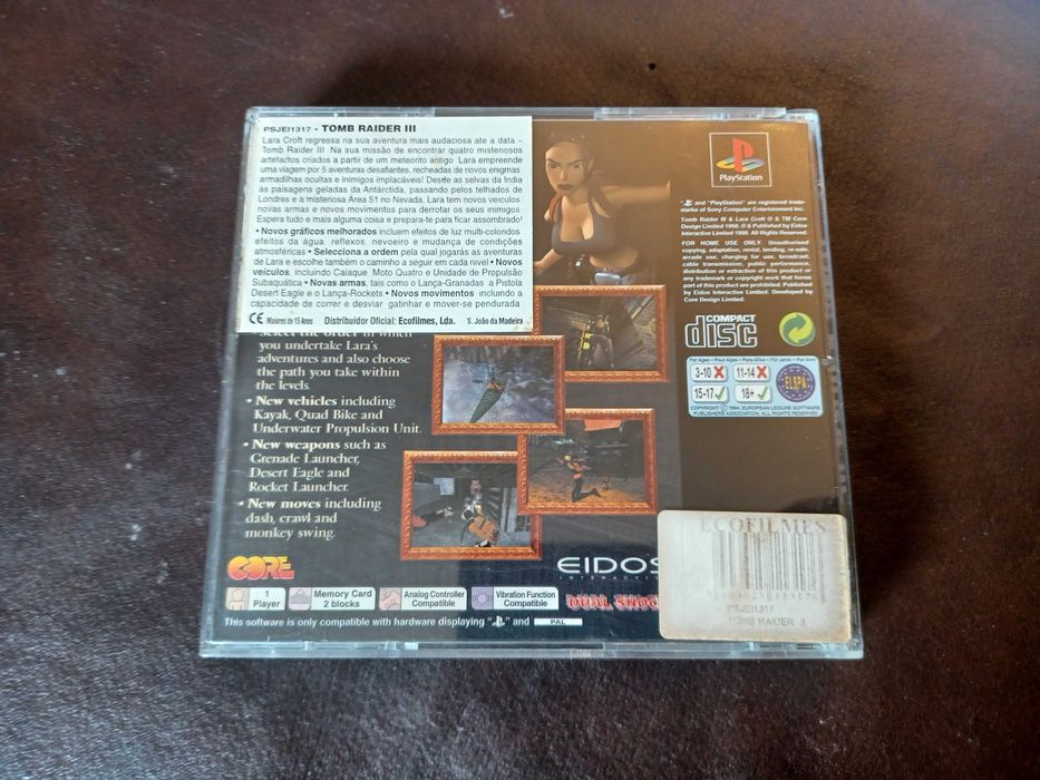 Tomb Raider 3 Playstation 1