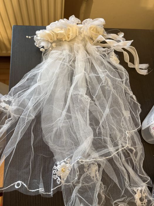 Welon ślubny biały     ….