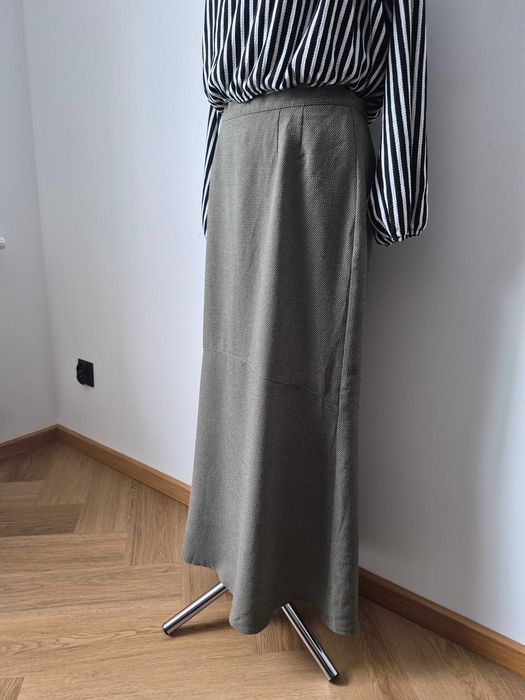 Długa spódnica maxi wzorzysta Ashley Brooke elegancka spódnica