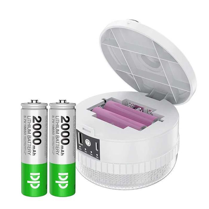 лампа акумуляторна DP-7823-B +Power Bank 4000mAh 80W можливий опт