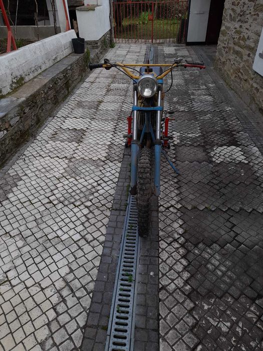 velocípede com motor casal de 5 velocidades adaptado para cross