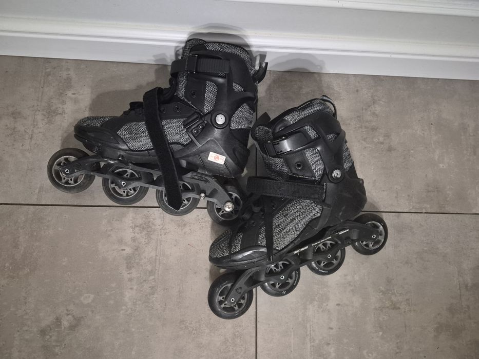 Rolki Powerslide Phuzion Radon 80 r.43 + ochraniacze Oxelo – st