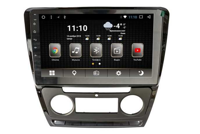 Skoda Octavia A5 магнітола 10 дюймів 4/64gb