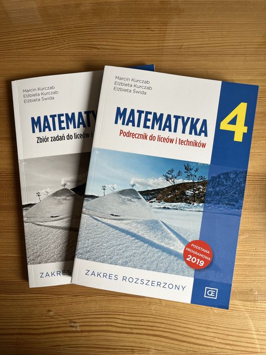 Matematyka 4 pazdro podręcznik + zbiór komplet zestaw matura rozszerzenie