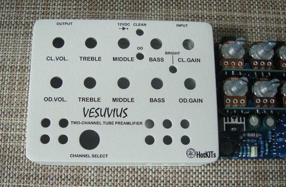 Zestaw DIY - preamp lampowy do gitary elektrycznej