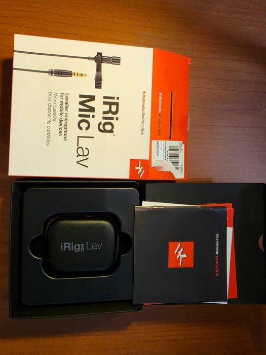 IK Multimedia Irig Mic Lav como novos