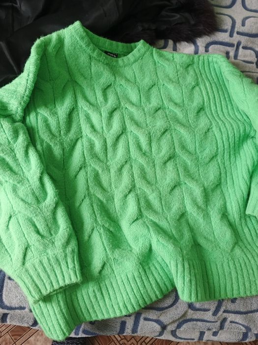 Свитер туника кофта супербатал. Большой размер.