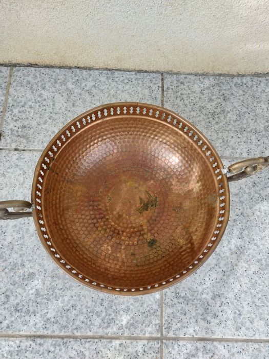 Fruteira em cobre - antiguidade