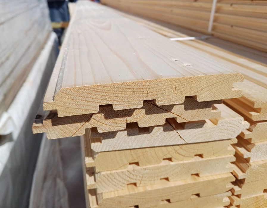 Deska tarasowa elewacyjna podłogowa podbitka półbal szalówka boazeria