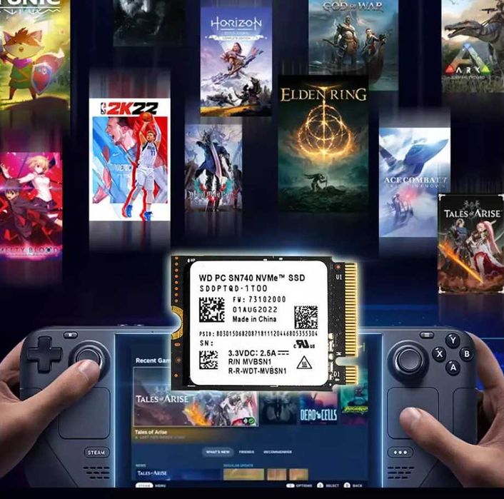 SSD M.2 2230 NVMe WD SN740 2 Tb (SDDPTQE-2T00) PCIe 4.0x4 OEM