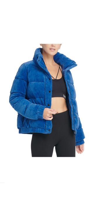 DKNY оригинал. В наличии новая куртка размер L XL черная синяя велюр