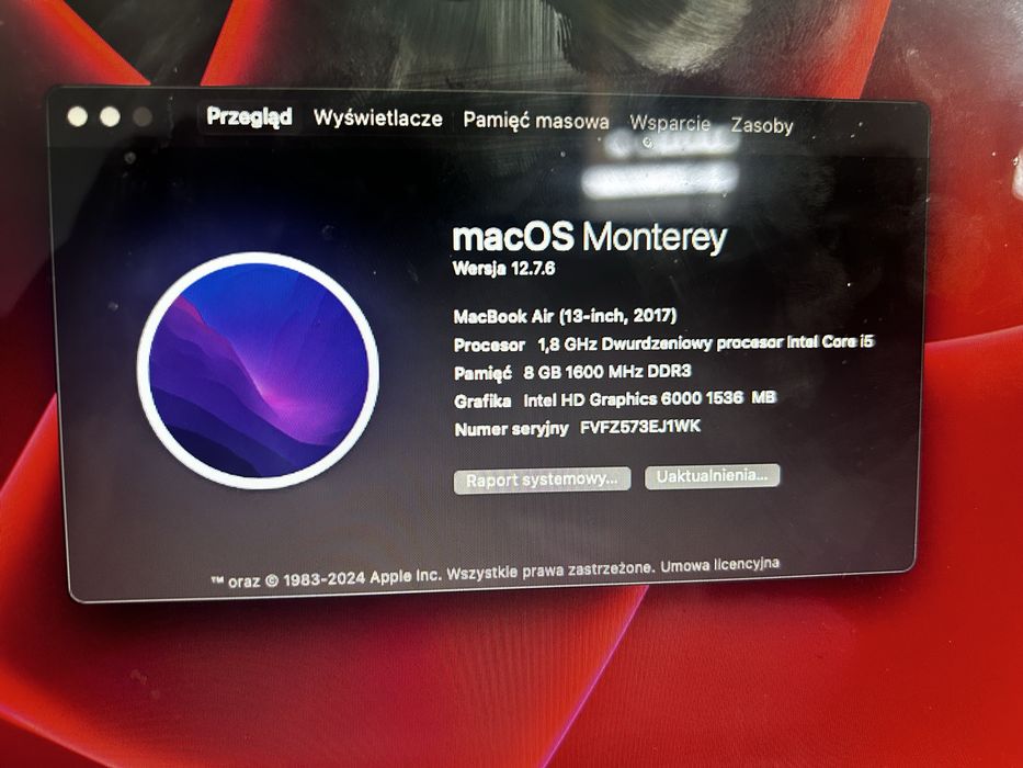 Macbook air 2017