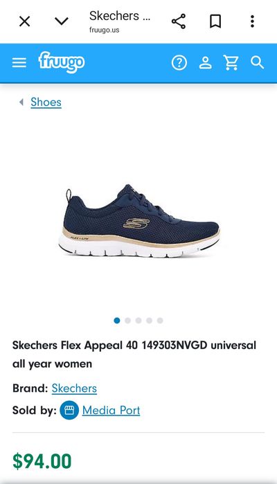 Кроссовки Skechers Flex Appeal Size 37(24) Original