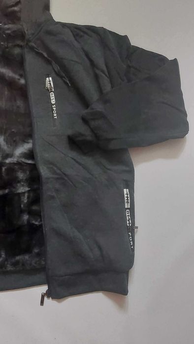 BLUZA MĘSKA Ocieplana futerkiem kieszenie na zamek Dunauone r. 4XL-130