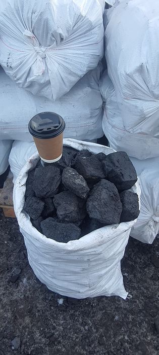 Уголь пламенный  ДГ в мешках доставка Одеса самовывоз