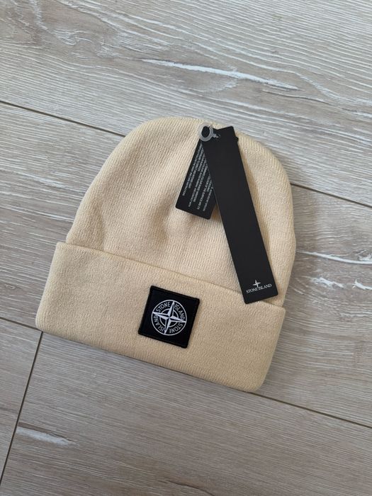 Шапка стон айленд / шапка Stone Island чорна