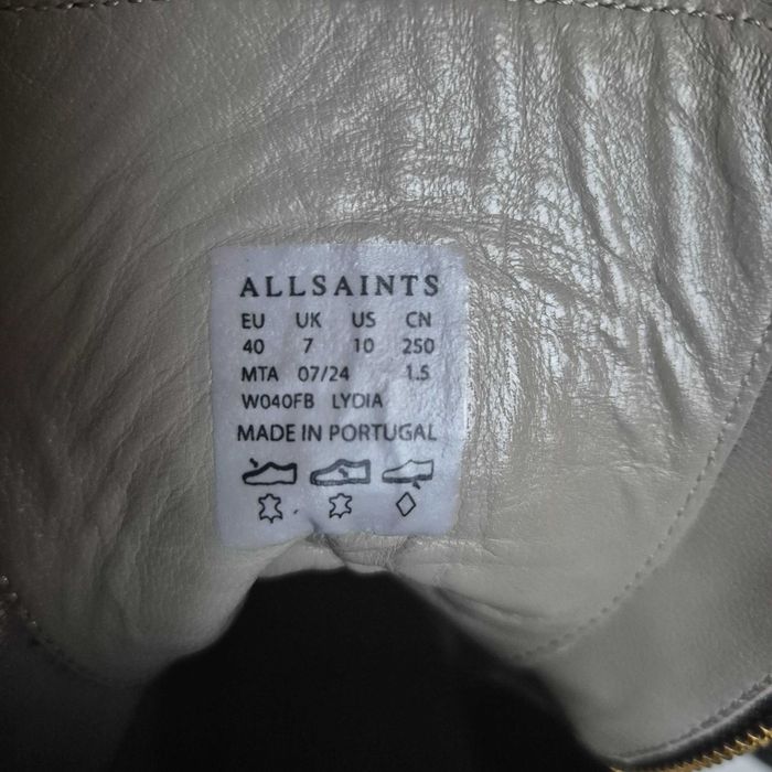 Ботинки женские демисезонные, ALLSAINTS, 40 размер