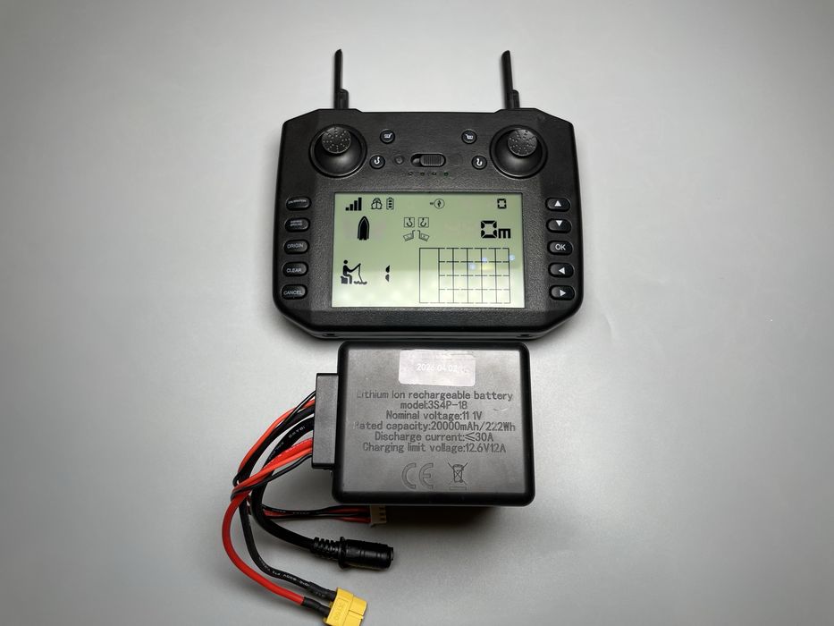 20000 mah 12V Карповый кораблик Flytec V080 с GPS для рыбалки завоза прикормки Короповий кораблик для риболовлі Карповий завезення прикормочный