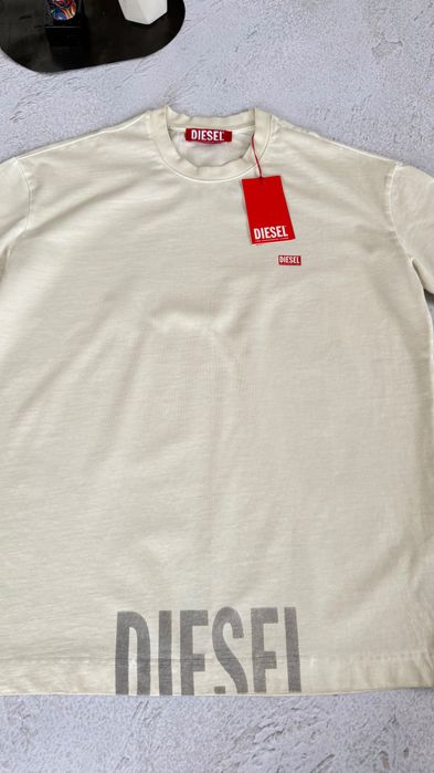 Футболка  Diesel Cream White