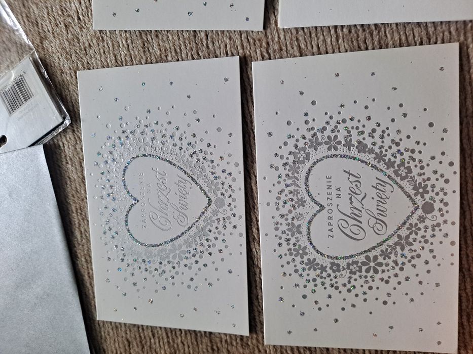 Zaproszenia na Chrzest święty