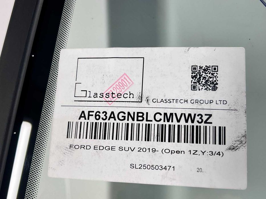 Лобове скло на Ford Edge Лобовое Стекло на Фор Едж 2019-