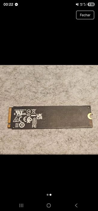 Samsung SSD NVMe M.2 256GB – muito rápido