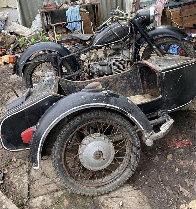 Мотоцикл Днепр МТ 9, К 650, 1971 год