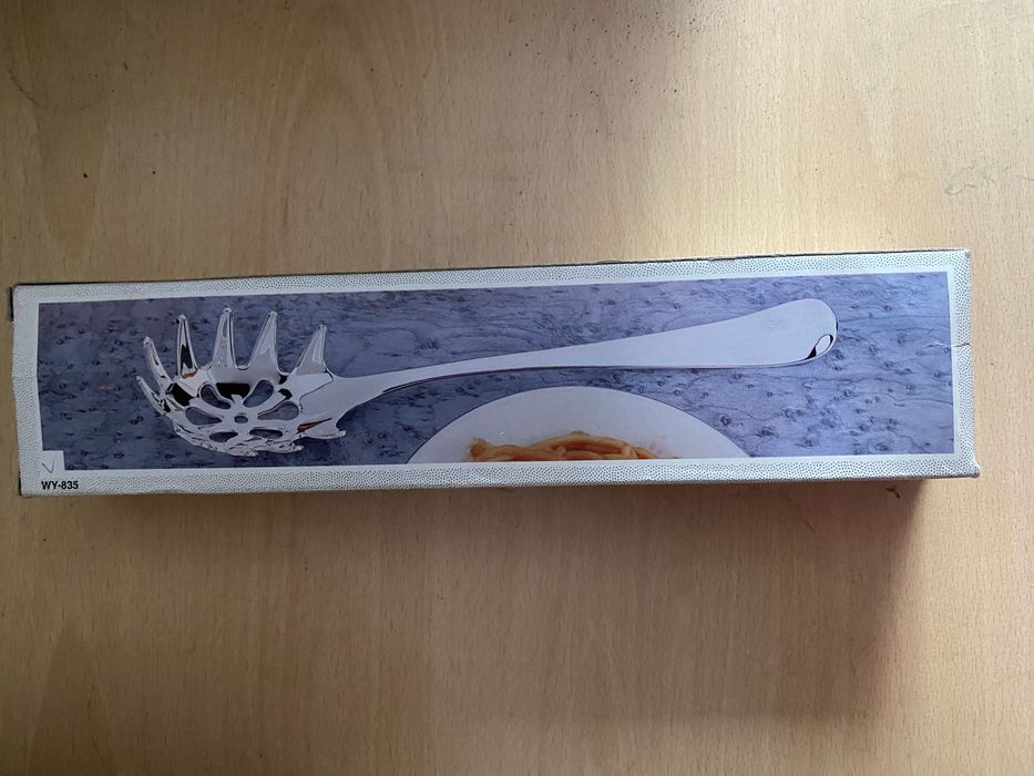 Colher para servir esparguete banhada a prata, nova424729954474403842