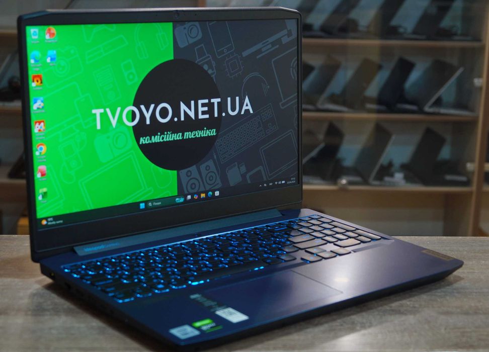 ГАРАНТІЯ Lenovo (Core i5-10300H/RAM 16ГБ/SSD 512ГБ/GTX 1650 4ГБ)TVOYO