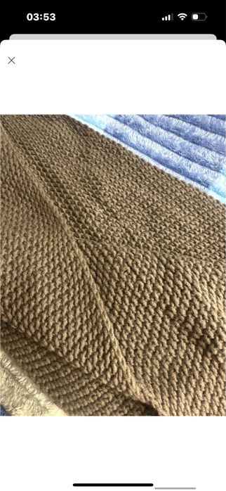 Шарф снуд хомут жіночий коричневого кольору