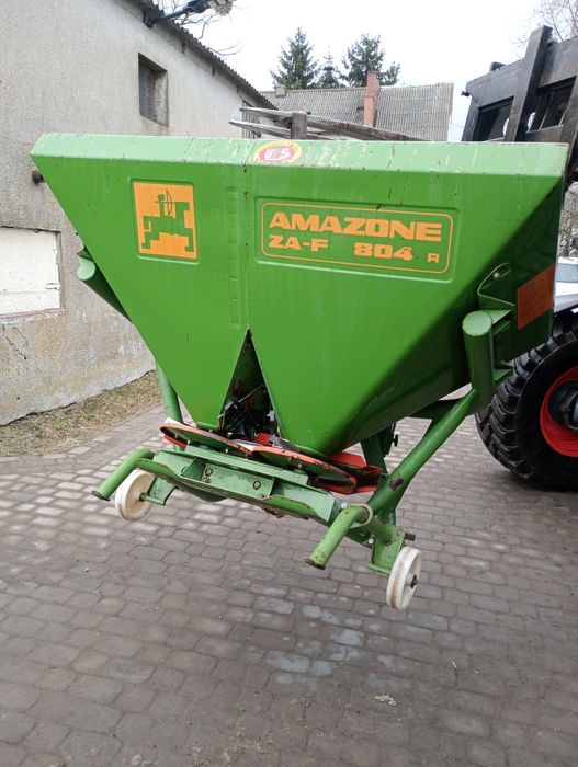 Rozsiewacz amazone zaf 804R 604R hydraulika wałek wom tabela wysiewu