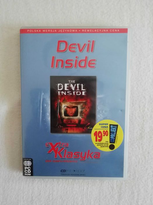 Pudełko do gry na PC z muzyką z gry na CD, Devil Inside.CD PROJEKT. Stan bdb.