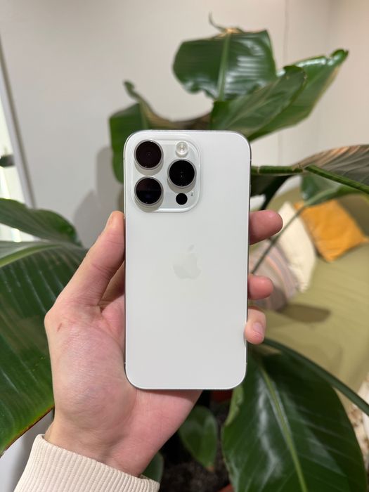 iPhone 15 Pro 512 Gb White Titanium • Neverlock • Ідеальний стан