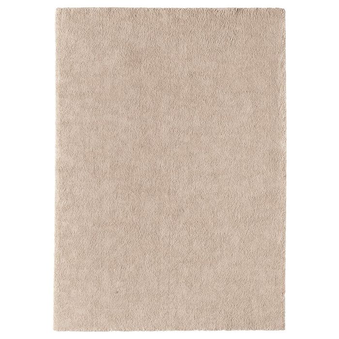 Tapete pelo curto, branco-bege, 170x240 cm