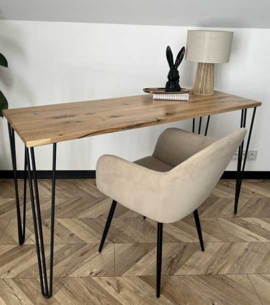 Biurko DĄB Rustykalny OFIS 140cm x 82cm x 48cm LITE DREWNO