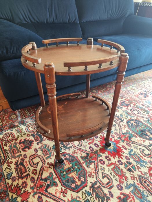 Mesa de pedestal antiga