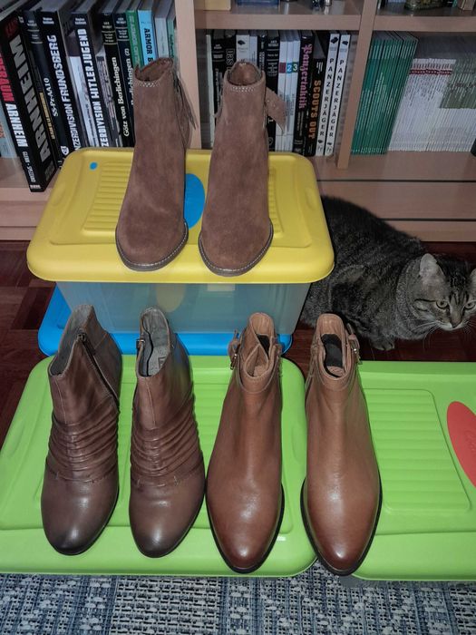 Botas de cano baixo, tamanhos 36 e 37. Tamaris, Pikolinos, Dune