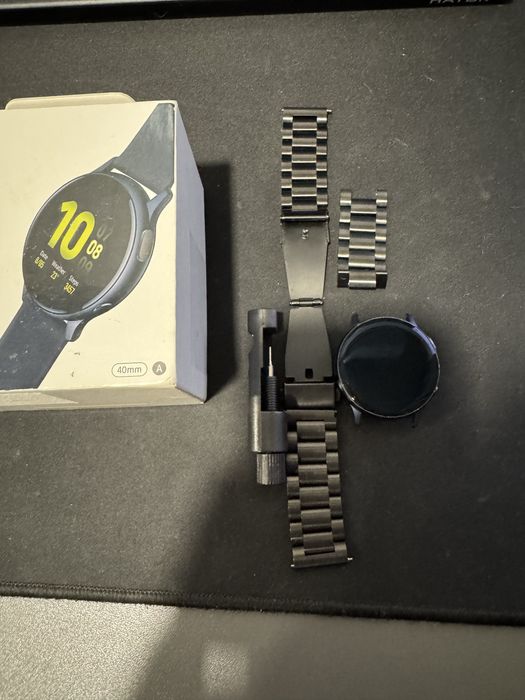 Samsung Galaxy Watch Active 2 40 мм, гарний стан, металевий ремінець.