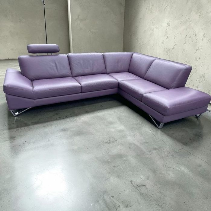 Шкіряний кутовий диван не розкладається.   285×215 . Бренд Galia Italia.
