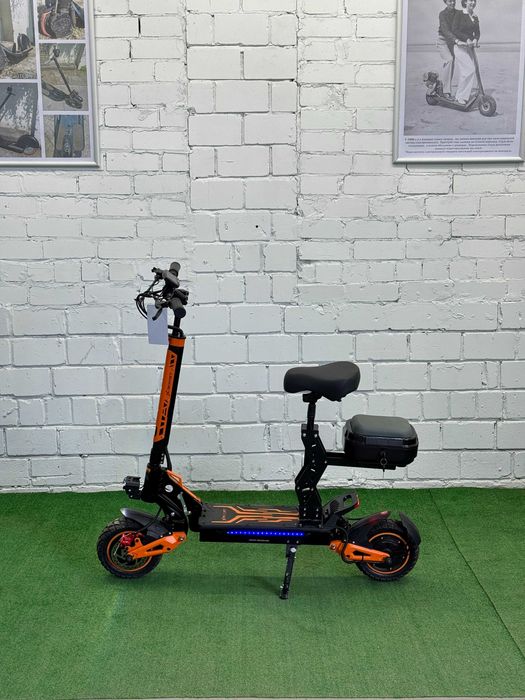 Електросамокати Boost Scooter 004 ПРО (2500W,20Ah) Швидкість 70 км/год, Двумоторный Электросамокат с сиденьем
