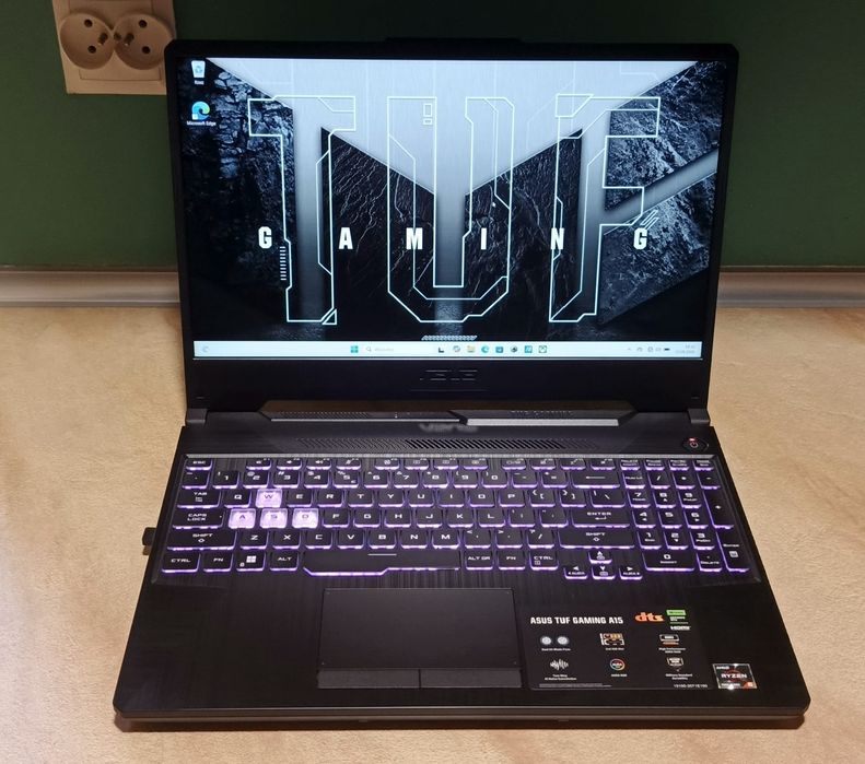 ASUS TUF Gaming A15 – Ryzen 5 / RTX 3050 / 16 GB RAM / 512 GB SSD / 144 Hz na gwarancji