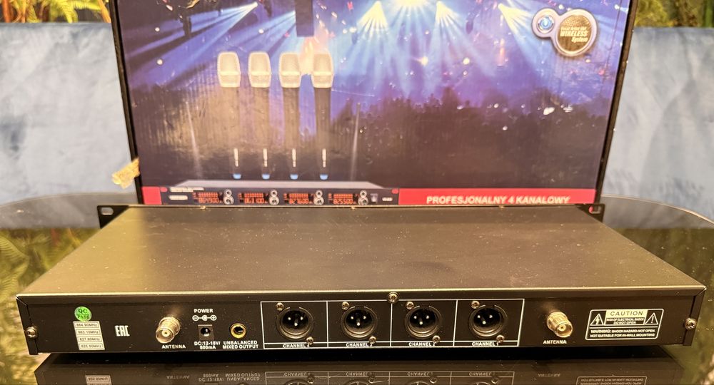 Zestaw 4 mikrofony bezprzewodowe Voice Kraft VK 840